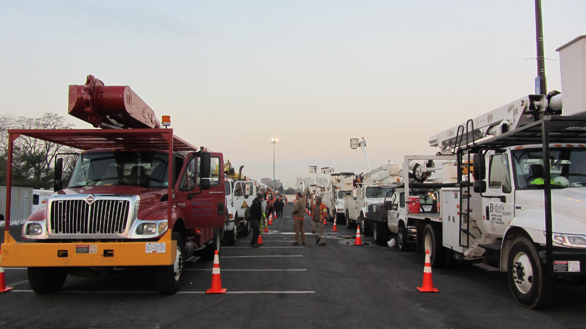 Hurricane Sandy Downed Line Restoration Crew