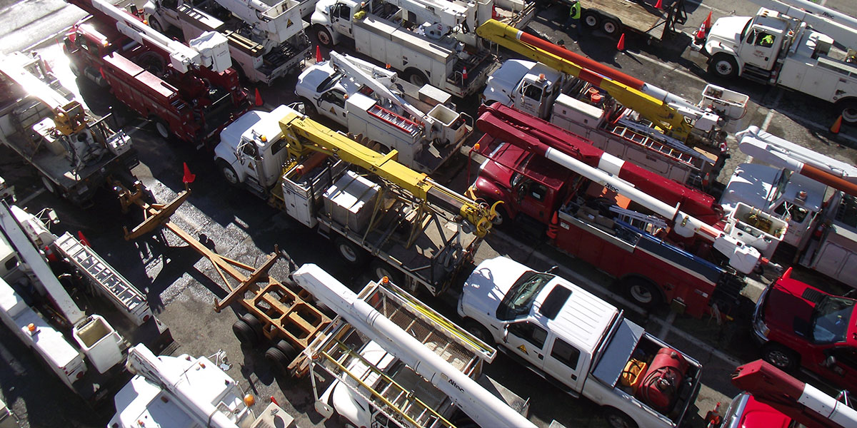 Hurricane Sandy Multi-Crew Dispatch Staging