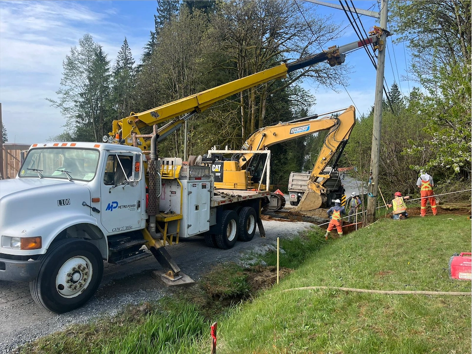 Squamish Powerline Installation | Metro Power Construction